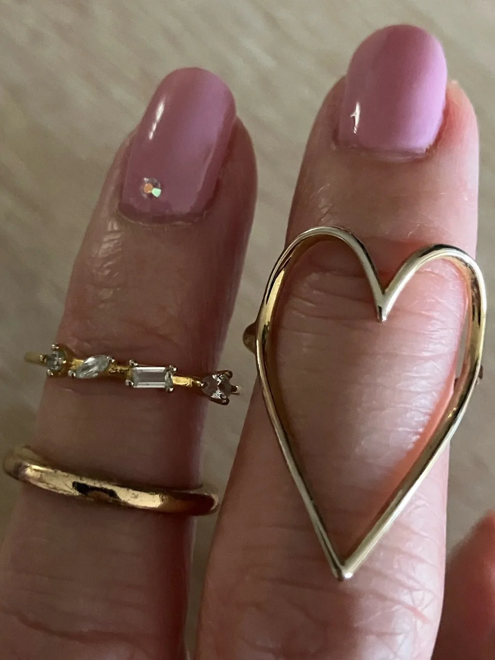 Set of 9 Minimal Rings - Women's Jewelry